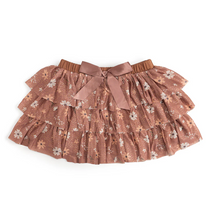 Load image into Gallery viewer, Ditsy Fall Floral Printed Tiered Tutu
