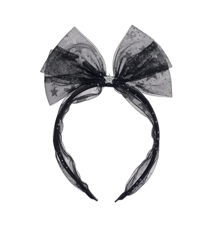 Mystic Sparkle Tulle Bow Headband