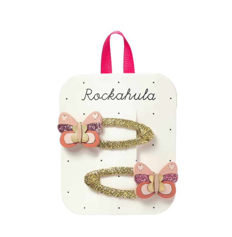 Patchwork Butterfly Clips