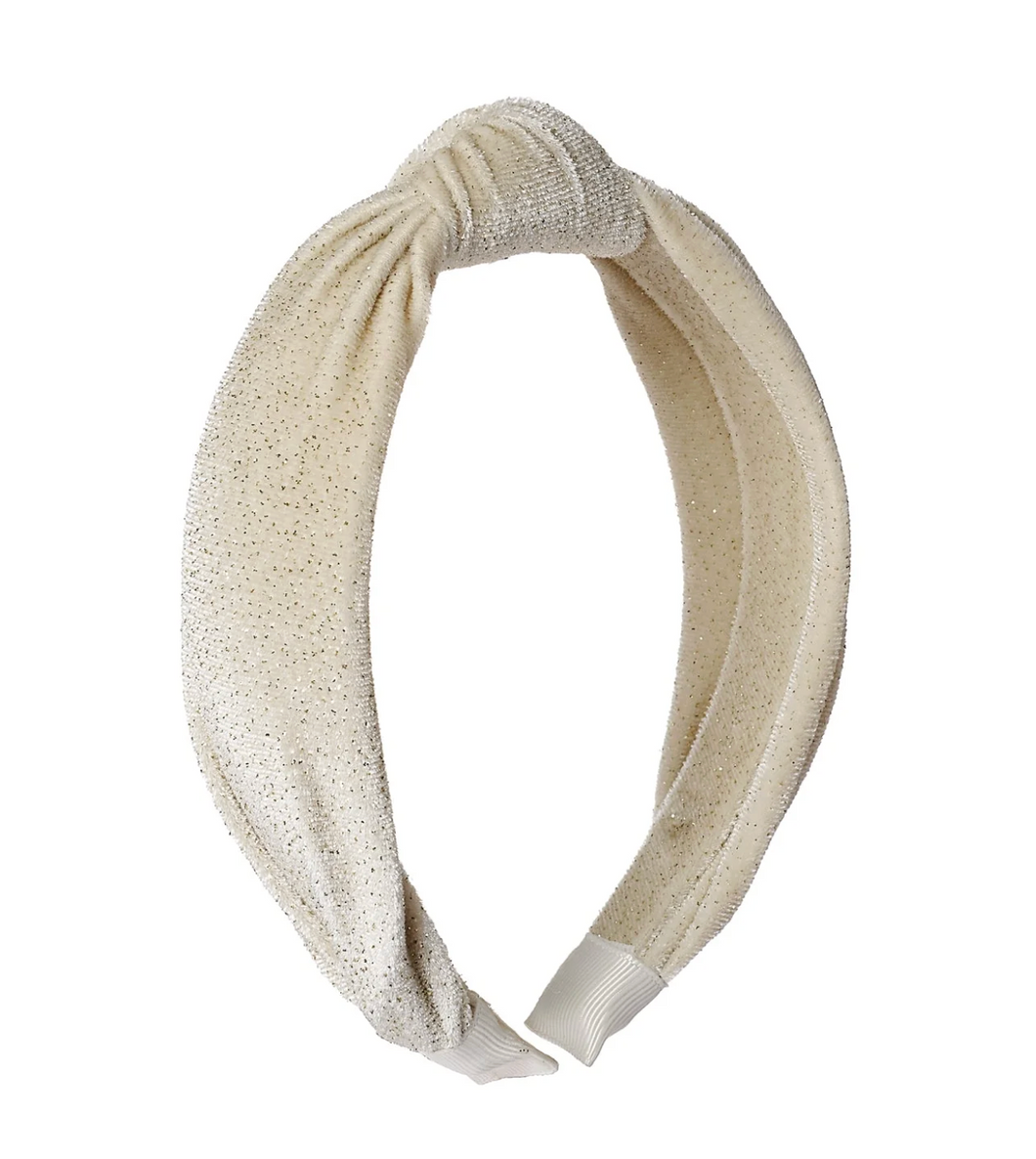 Sparkle Velvet Knotted Headband