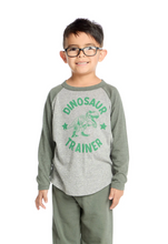 Load image into Gallery viewer, Dinosaur Trainer Streaky Grey/Green
