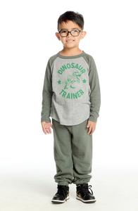 Dinosaur Trainer Streaky Grey/Green