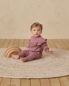 Relaxed Fleece Sweatpant - Polka Dot
