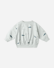 Load image into Gallery viewer, Relaxed Fleece Sweatshirt - Narwhals
