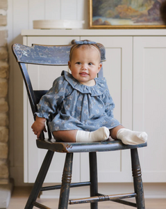 Long Sleeve Isla Dress - Blue Floral