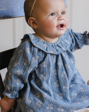 Load image into Gallery viewer, Long Sleeve Isla Dress - Blue Floral
