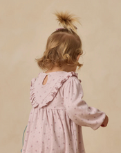 Load image into Gallery viewer, Long Sleeve Ruffle V Dress - Lilac Ditsy
