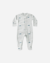 Load image into Gallery viewer, Zip Long Sleeve Sleeper Footie - Narwhals
