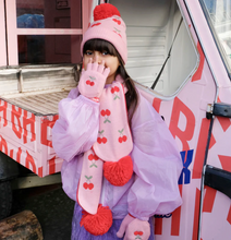 Load image into Gallery viewer, Cheerful Cherry Knitted Gloves
