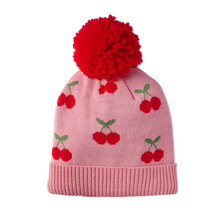 Load image into Gallery viewer, Cheerful Cherry Knitted Hat
