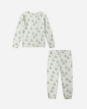 Load image into Gallery viewer, Organic Long Sleeve Pajama Set - Trees
