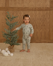 Load image into Gallery viewer, Organic Long John Pajamas - Trees

