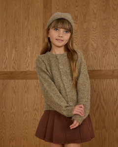 Fuzzy Cardigan - Evergreen