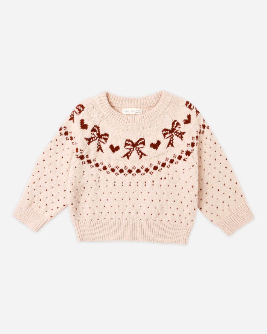 Fair Isle Sweater - Bows