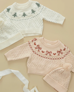 Fair Isle Sweater - Bows