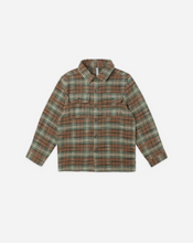 Load image into Gallery viewer, Pocketed Flannel Shirt - Holiday Plaid
