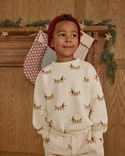 Load image into Gallery viewer, Relaxed Sweatshirt - Christmas Dogs
