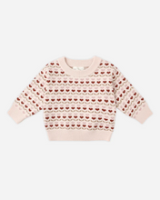 Load image into Gallery viewer, Shiloh Sweater - Ruby Hearts
