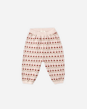 Load image into Gallery viewer, Knit Pant - Ruby Hearts
