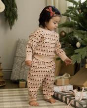 Load image into Gallery viewer, Knit Pant - Ruby Hearts
