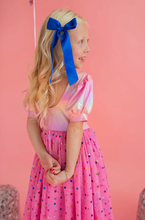 Load image into Gallery viewer, Diana Dress in Pink Confetti Lamè
