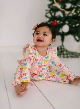 Load image into Gallery viewer, Mabel Romper In Holiday Bows
