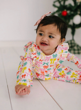Load image into Gallery viewer, Mabel Romper In Holiday Bows
