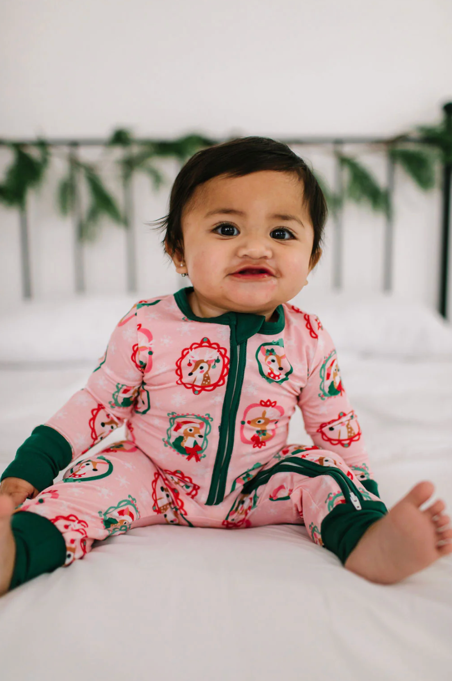 Zippy Bamboo Baby Pajama In Reindeer