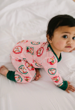 Load image into Gallery viewer, Zippy Bamboo Baby Pajama In Reindeer
