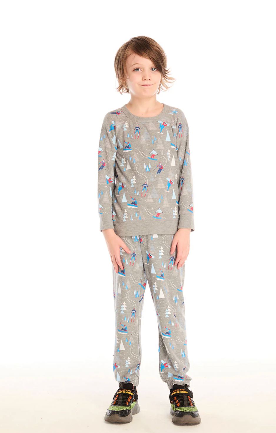 Allover Ski Slope Pants - Grey