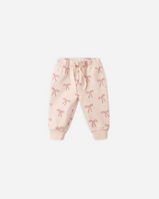 Load image into Gallery viewer, Relaxed Fleece Sweatpant - Red Bows
