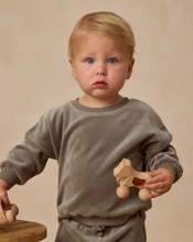 Load image into Gallery viewer, Velour Relaxed Sweatshirt - Forest
