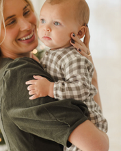 Load image into Gallery viewer, Woven Jumpsuit - Forest Check
