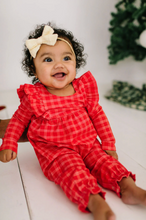 Load image into Gallery viewer, Mabel Romper in Red Picnic Plaid
