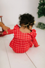 Load image into Gallery viewer, Mabel Romper in Red Picnic Plaid
