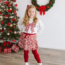 Load image into Gallery viewer, Christams Plaid Bow Tiered Tutu

