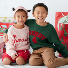Load image into Gallery viewer, Coquette Merry Christmas Knit Sweater
