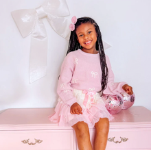 Load image into Gallery viewer, All Over Bows Knit Sweater
