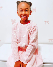 Load image into Gallery viewer, All Over Bows Knit Sweater
