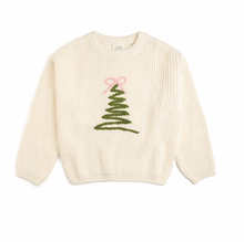 Load image into Gallery viewer, Coquette Christmas Tree Knit Sweater
