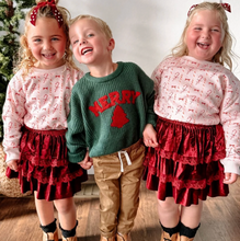Load image into Gallery viewer, Merry Patch Christmas Knit Sweater
