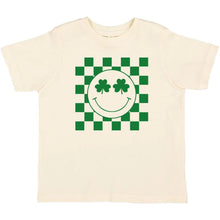Load image into Gallery viewer, Shamrock Smiley St. Patrick’s Day Short Sleeve Shirt

