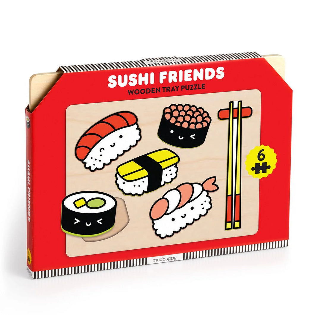 Sushi Friends Wooden Tray