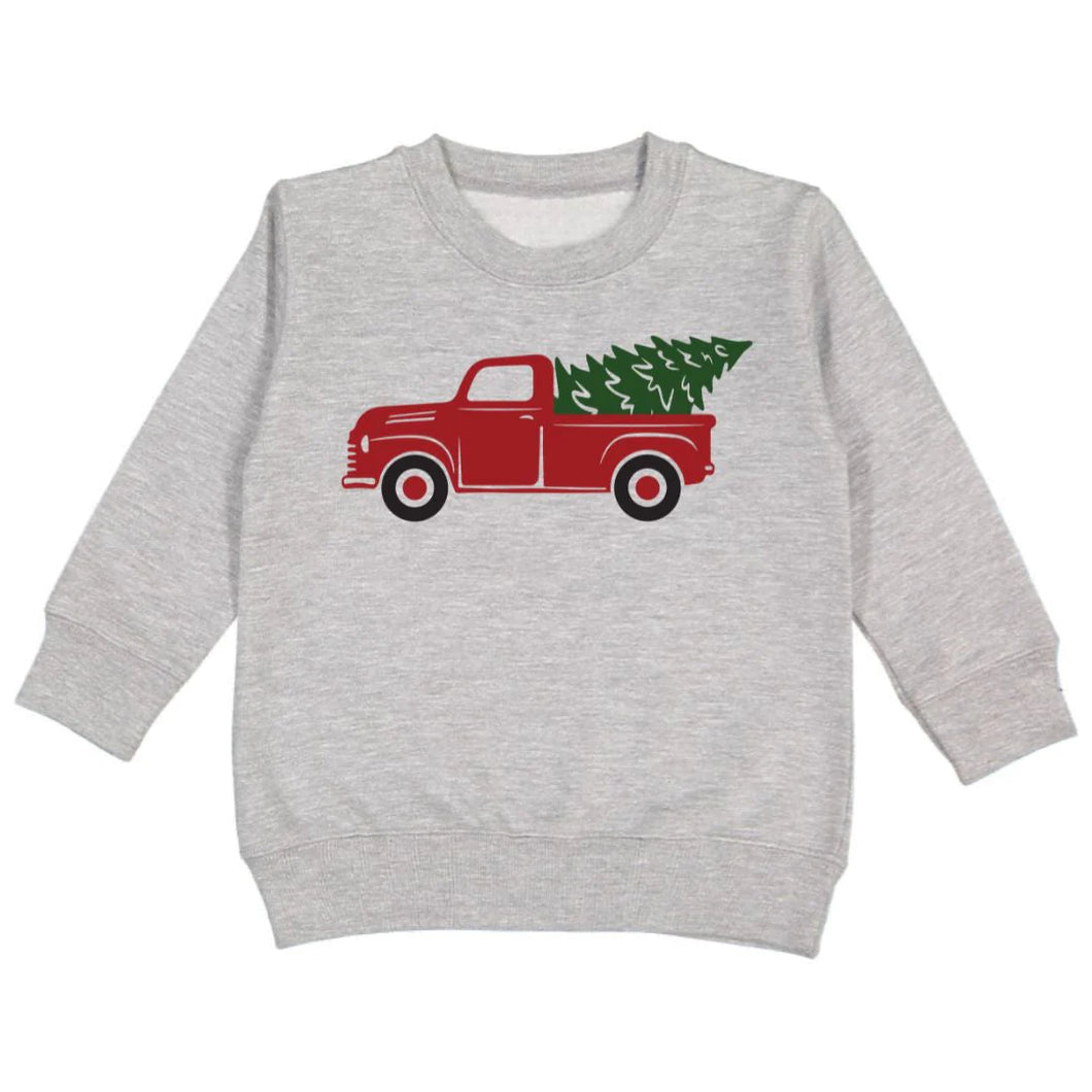 Christmas Tree Truck Sweatshirt