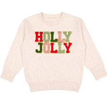 Load image into Gallery viewer, Holly Jolly Patch Christmas Sweatshirt
