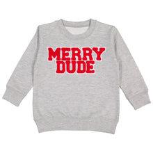 Load image into Gallery viewer, Merry Dude Christmas Sweatshirt
