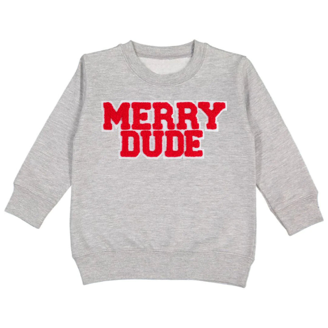 Merry Dude Christmas Sweatshirt