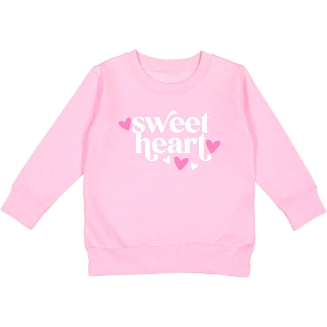 Sweetheart Valentine’s Day Sweatshirt - Pink