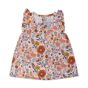 Muslin Dress - Zinnia Print
