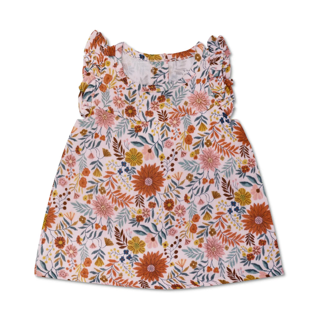 Muslin Dress - Zinnia Print